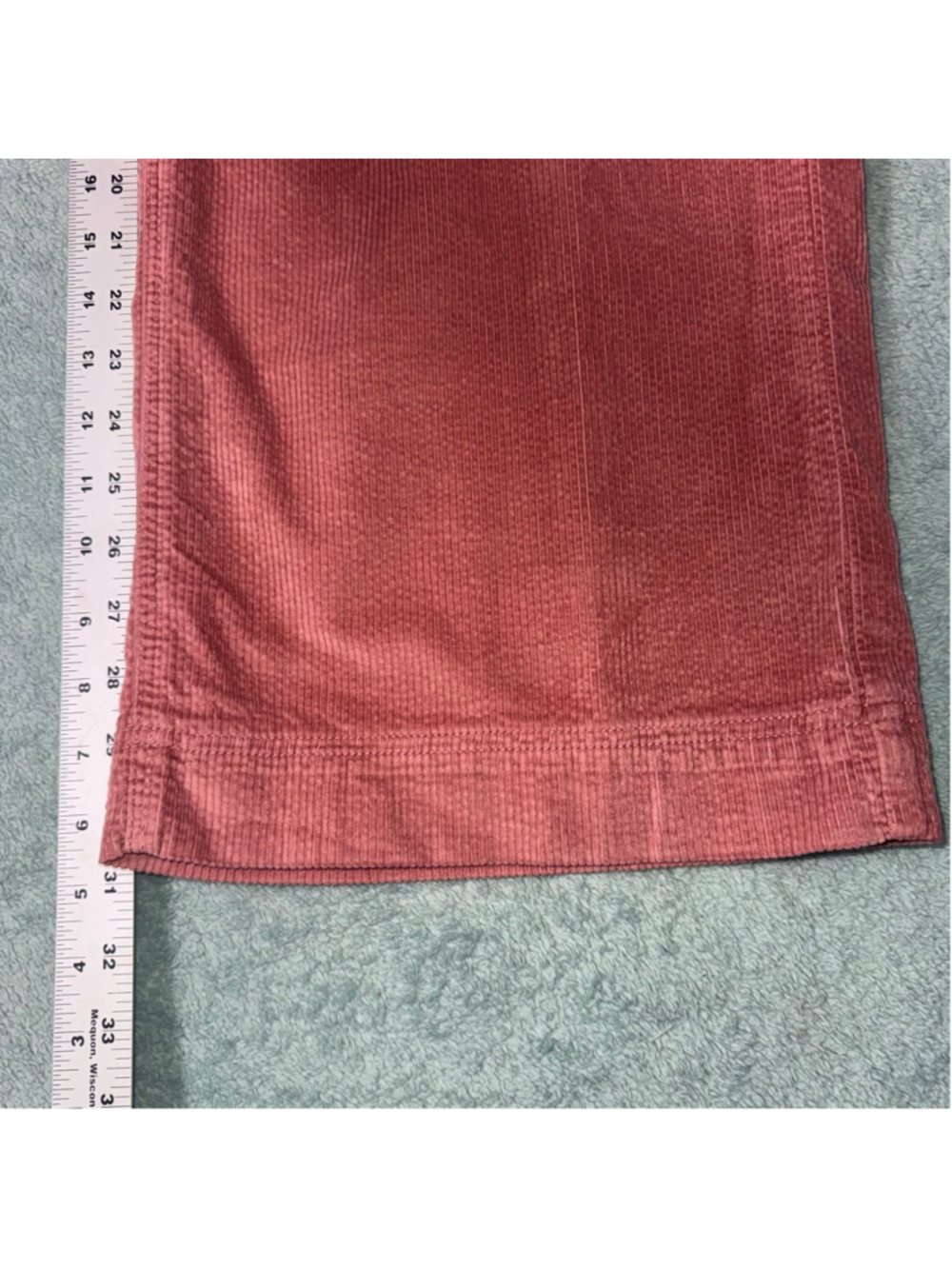 American Eagle Super High-Rise Baggy Wide Leg Curdoroy Pant Pink Size 10 - Picture 7 of 13